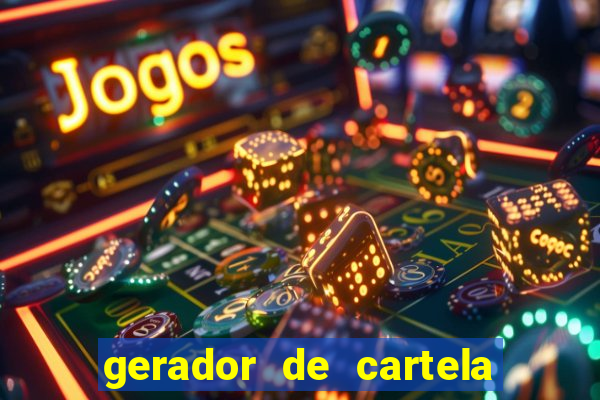 gerador de cartela de bingo